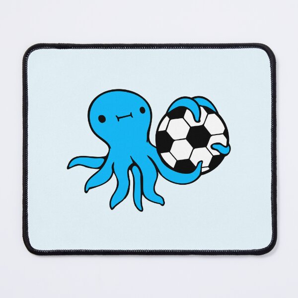Item preview, Octopus playing soccer ball holding goalkeeper fun designed and sold by shirt-o-mat.