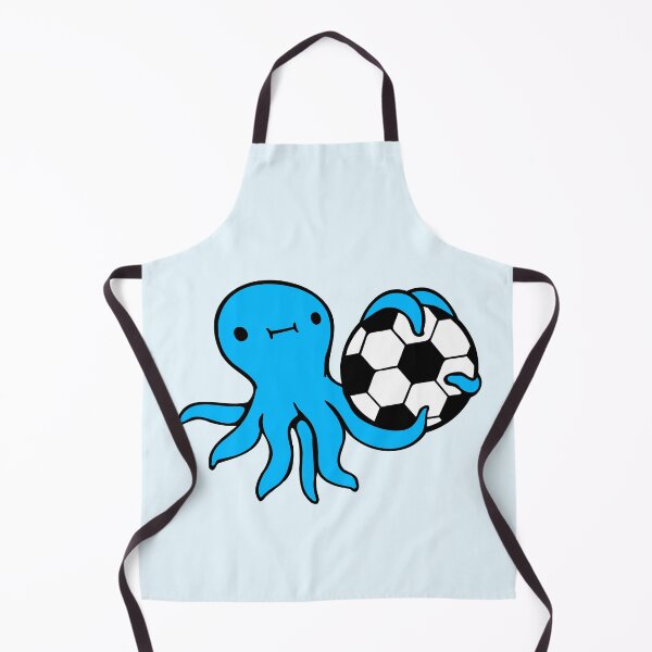 Item preview, Octopus playing soccer ball holding goalkeeper fun designed and sold by shirt-o-mat.