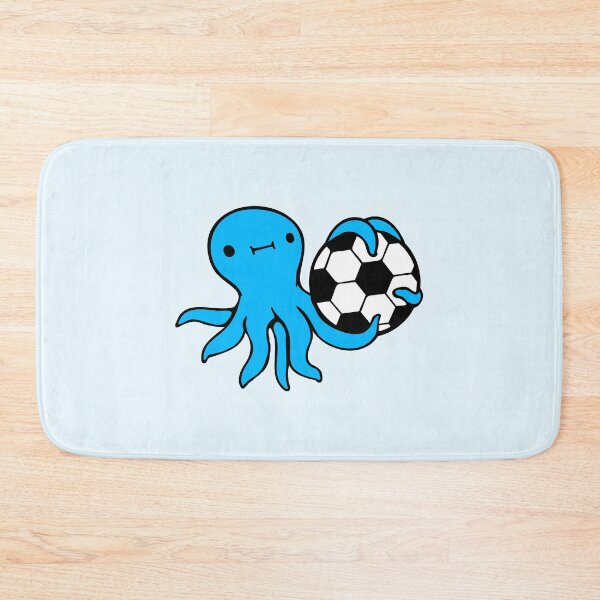 Item preview, Octopus playing soccer ball holding goalkeeper fun designed and sold by shirt-o-mat.