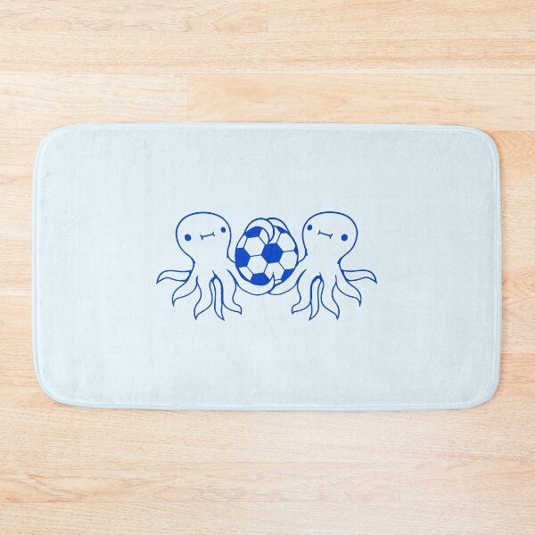 Item preview, 2 octopus team friends playing soccer ball sport designed and sold by shirt-o-mat.