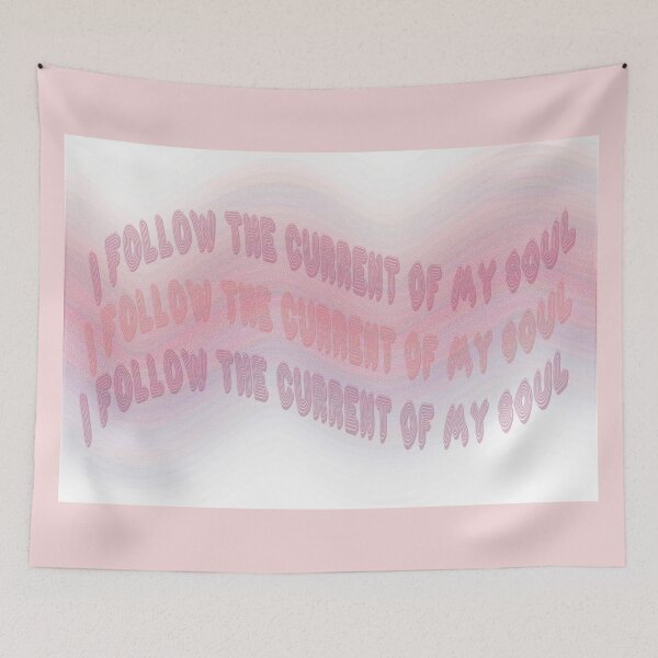 Item preview, I Follow the Current of My Soul – Ethereal Pastel Wave Energy Design designed and sold by LUV963.