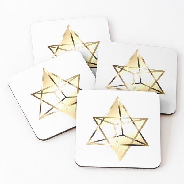 Item preview, Golden Merkaba Sacred Geometry designed and sold by Mystic Kona.