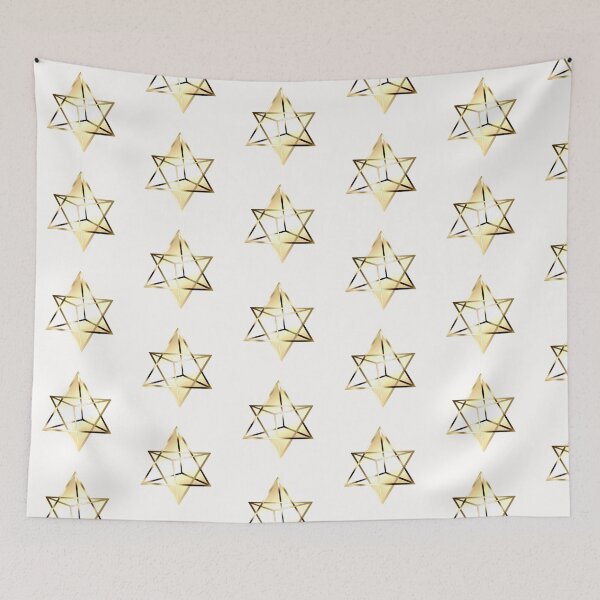 Item preview, Golden Merkaba Sacred Geometry designed and sold by Mystic Kona.