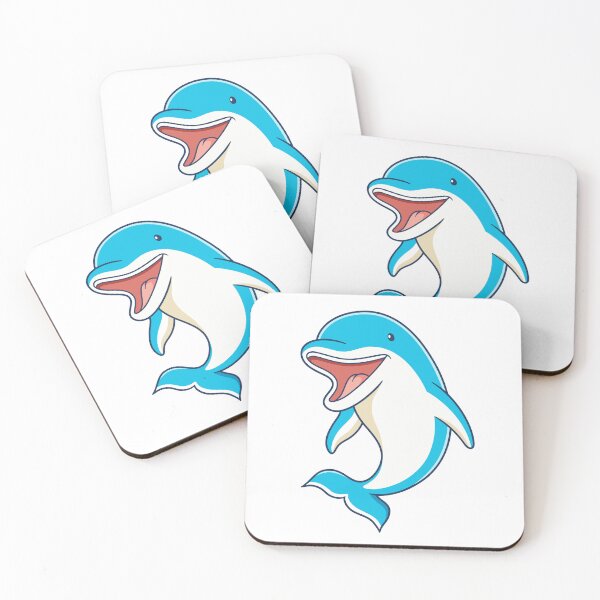 Item preview, Cute Playful Dolphin designed and sold by BiteYourLip.