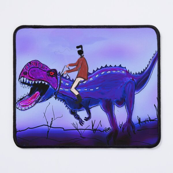 Item preview, Ned Kelly taking Dino for a jog designed and sold by EJCairns.