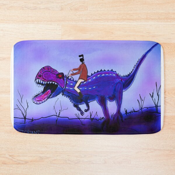 Item preview, Ned Kelly taking Dino for a jog designed and sold by EJCairns.