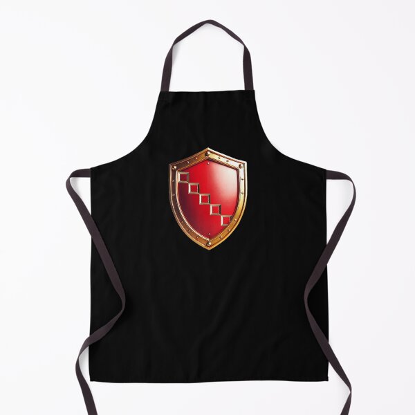 Item preview, Marshall Shield Golden Steps of Honor on Crimson Armor designed and sold by Highlandkings.