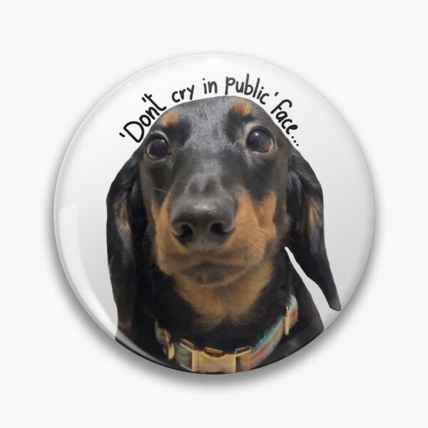 Item preview, ‘Don’t cry in public’ face designed and sold by RawaljiDisha.