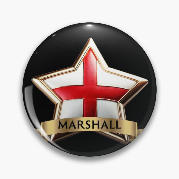 Item preview, Marshall Star Crest   Shining English Heritage and Stepped Triumph designed and sold by Highlandkings.