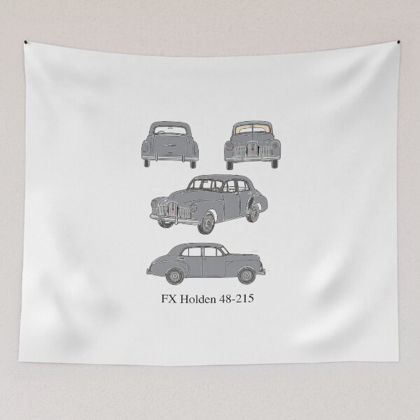 Item preview, FX Holden 48-215 in Sabre Grey – 1948 Classic Car Blueprint Drawing designed and sold by Michael van der Hoorn.