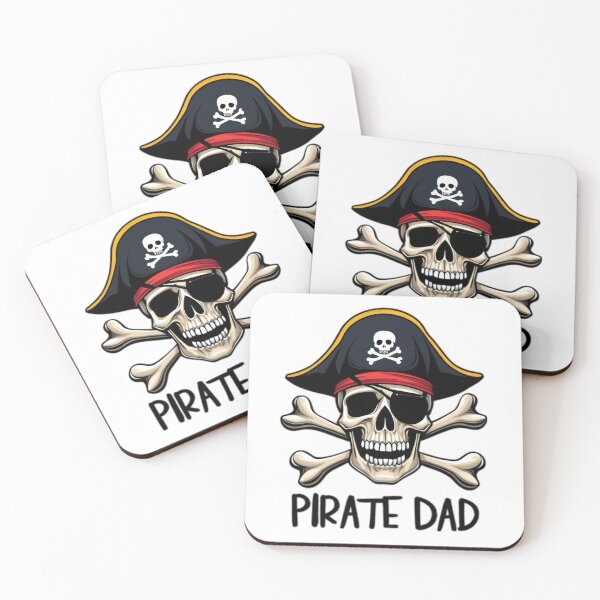 Item preview, Pirate Dad Funny Fatherhood Design | Adventure-Loving Dad Illustration | Bold Nautical Character Art | Playful Pirate Theme for Dads | Swashbuckling Family Humor designed and sold by PaintedPixels01.