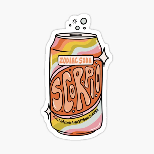 Item preview, Scorpio Soda designed and sold by doodlebymeg.