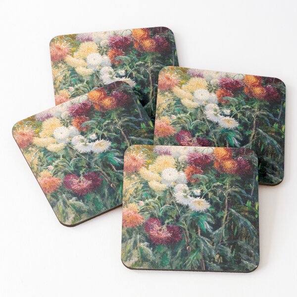 Item preview, Chrysanthemums in the Garden at Petit–Gennevilliers (1893) designed and sold by PureVintageLove.