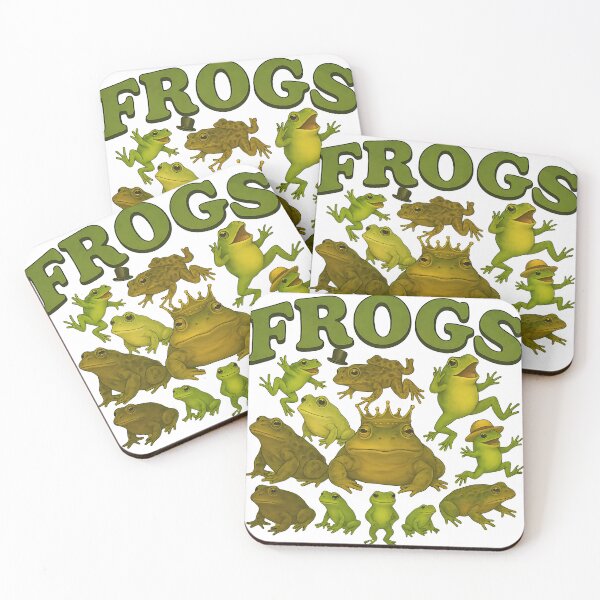 Item preview, Funny Frogs Collage designed and sold by GalleShadow.