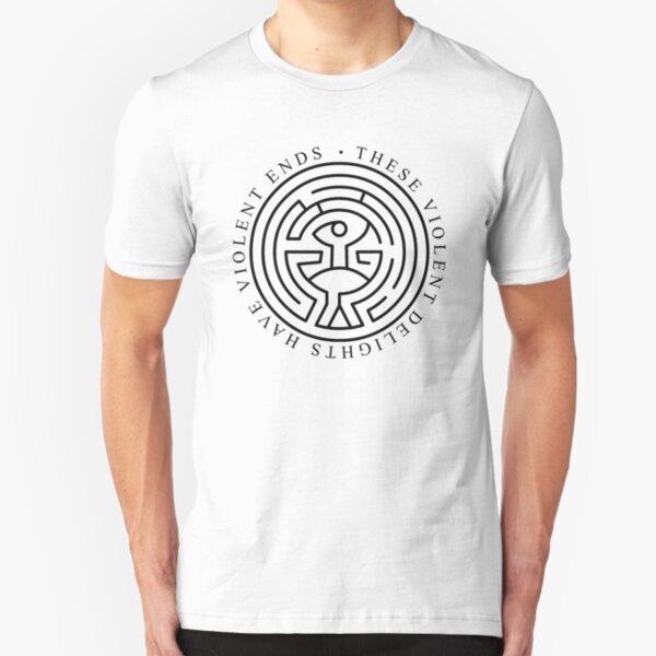 Westworld - These violent delights have violent ends (white) Slim Fit T-Shirt