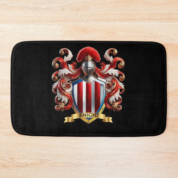 Item preview, Knight Family Crest  Red Stripes of Valor, Legacy of Honor designed and sold by Highlandkings.