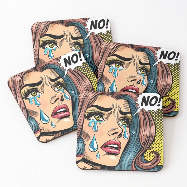 Item preview, Pop Art: Crying Woman designed and sold by PinUpPizzazz.