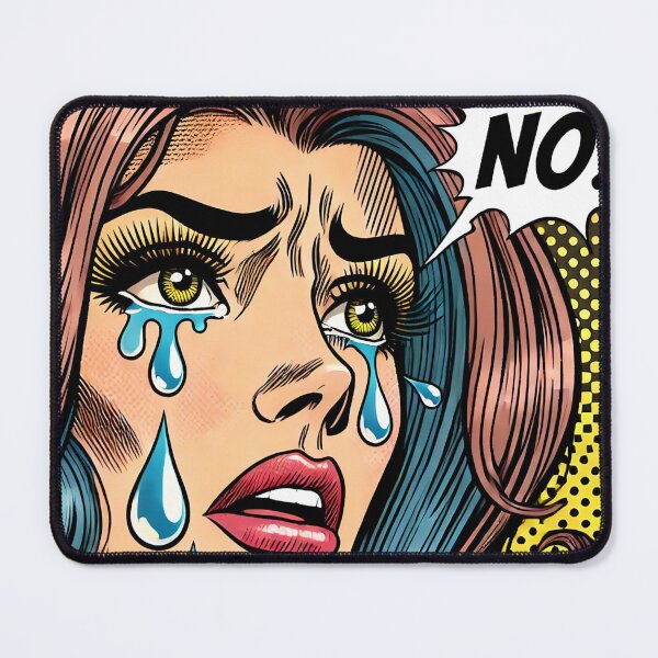 Item preview, Pop Art: Crying Woman designed and sold by PinUpPizzazz.