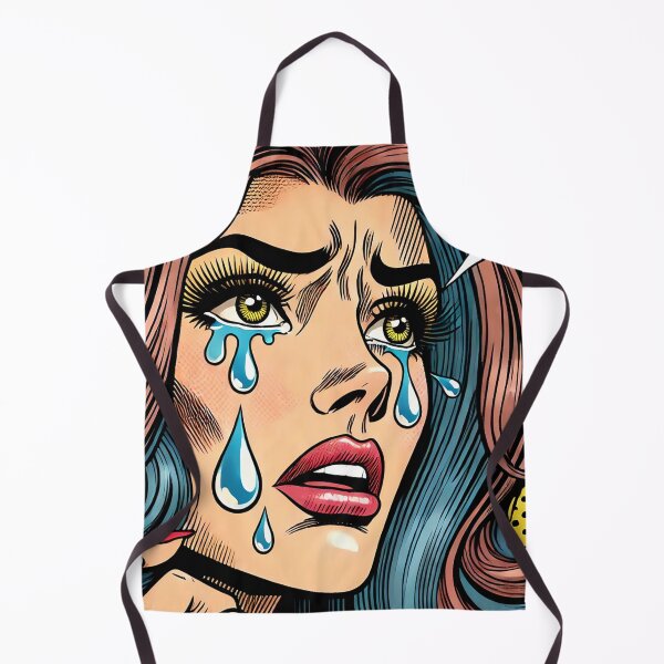 Item preview, Pop Art: Crying Woman designed and sold by PinUpPizzazz.