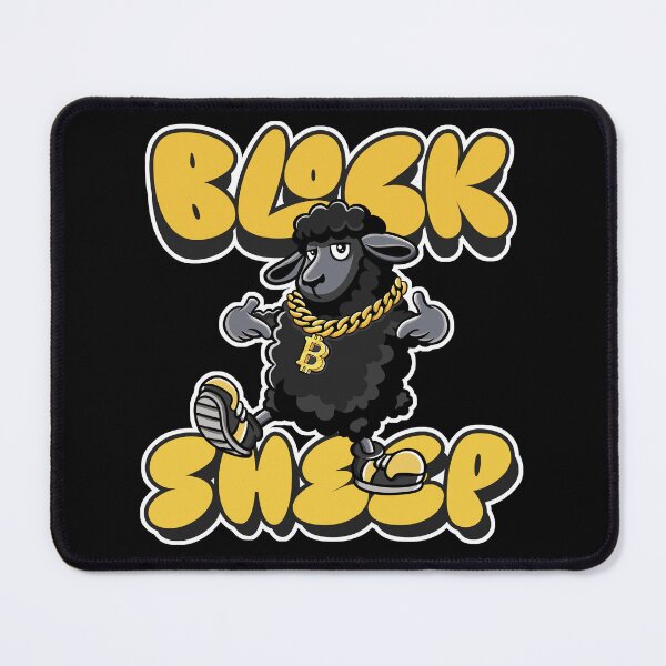 Item preview, Black Sheep Crypto King – Bitcoin Rebel Style designed and sold by ImaginarStore.