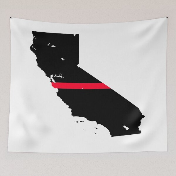 Item preview, California Thin Red Line designed and sold by PhilbonianDezin.
