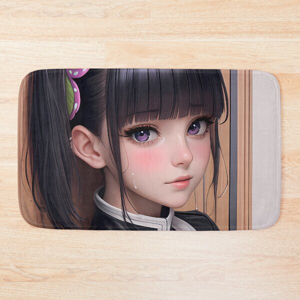 Item preview, Kanao Tsuyuri Demon Slayer Black Uniform Soft Blush Steam designed and sold by mildaclairmo.