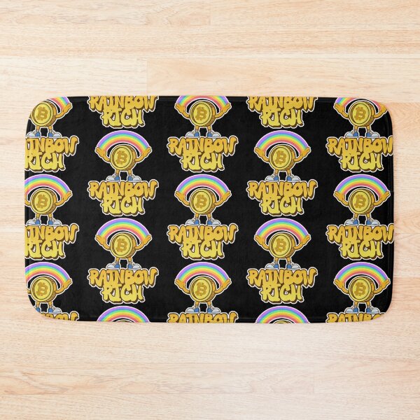 Item preview, Colorful Bitcoin Rainbow - Crypto Coin Happiness  designed and sold by ImaginarStore.