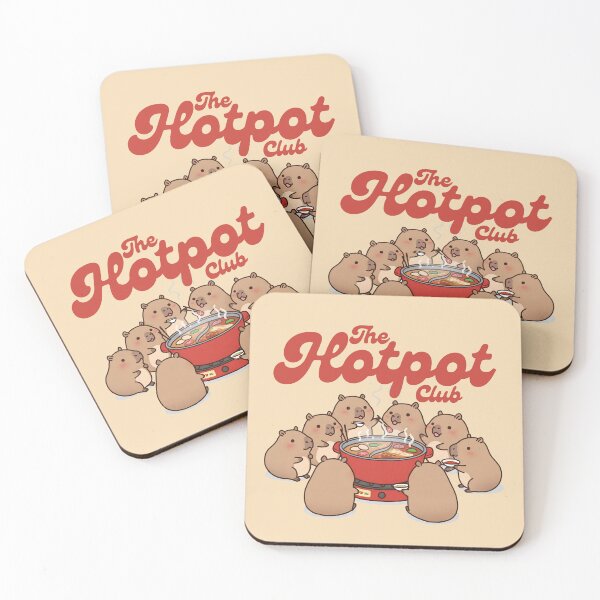 Item preview, The Hotpot Club - Capybara Gathering designed and sold by The magic  Yellow bus.