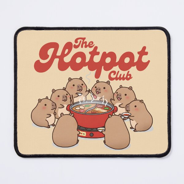 Item preview, The Hotpot Club - Capybara Gathering designed and sold by The magic  Yellow bus.