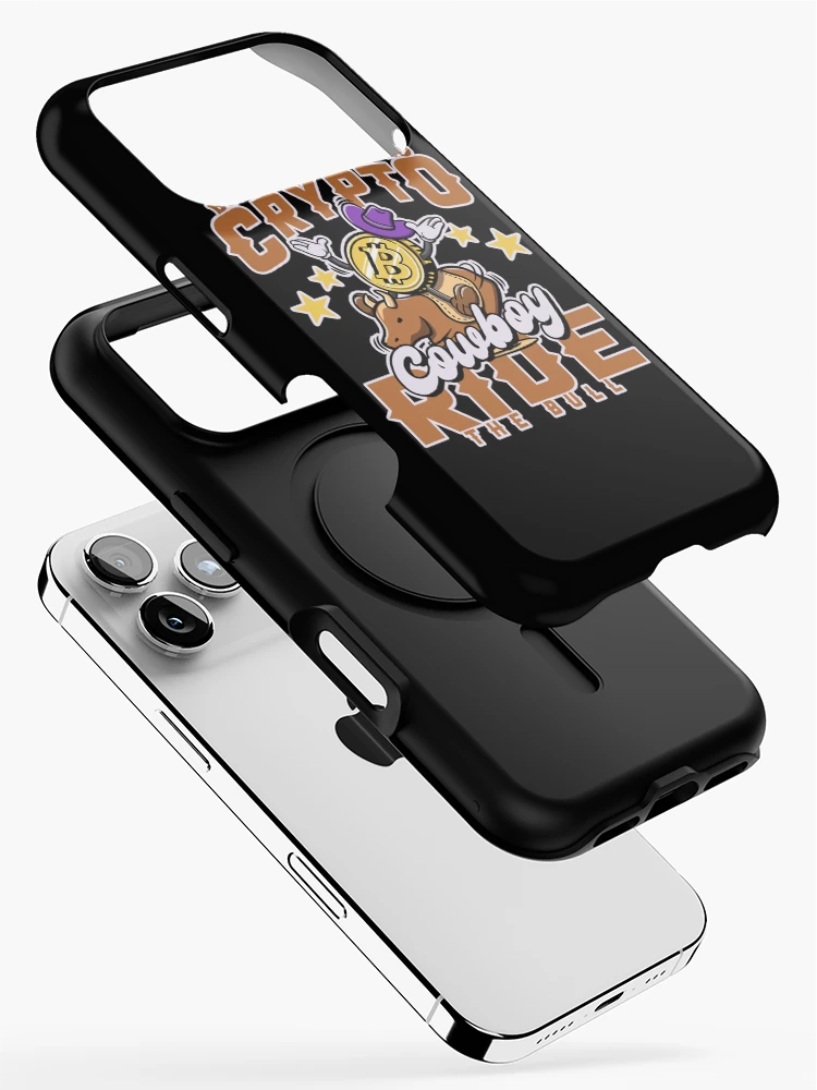 Thumbnail 2 of 4, iPhone Case, Bitcoin Rodeo - Crypto Rider designed and sold by ImaginarStore.