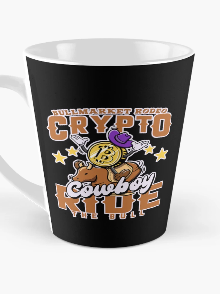 Thumbnail 3 of 4, Coffee Mug, Bitcoin Rodeo - Crypto Rider designed and sold by ImaginarStore.