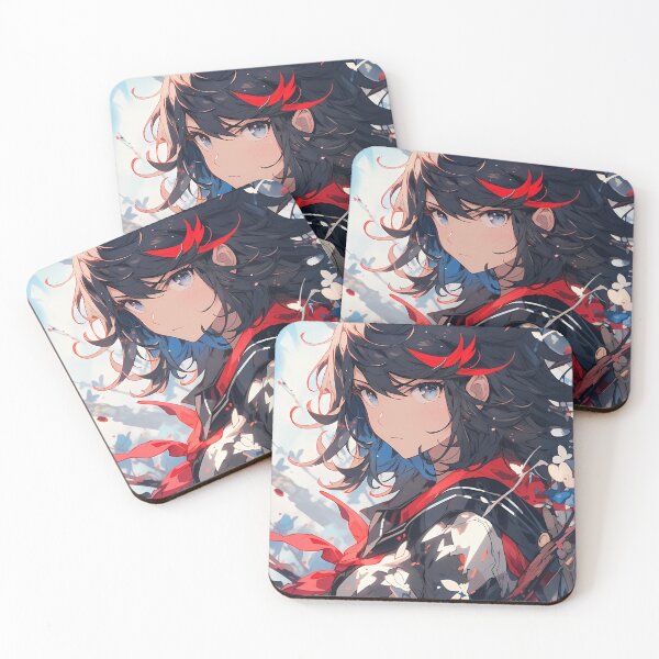 Item preview, Ryuko Matoi Kill la Kill Anime Determined Gaze Red Streak School Uniform  designed and sold by mildaclairmo.