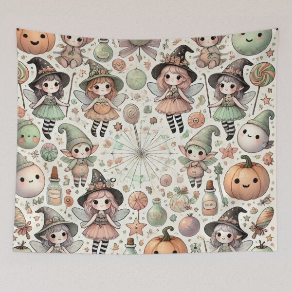 Item preview, Pumpkin Patch Pixie Parade designed and sold by Dream Bloom Gallery.