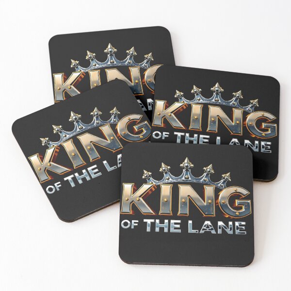 Item preview, King of the Lane – Chrome & Gold Truck Engine Typography Design designed and sold by AwixArslan.