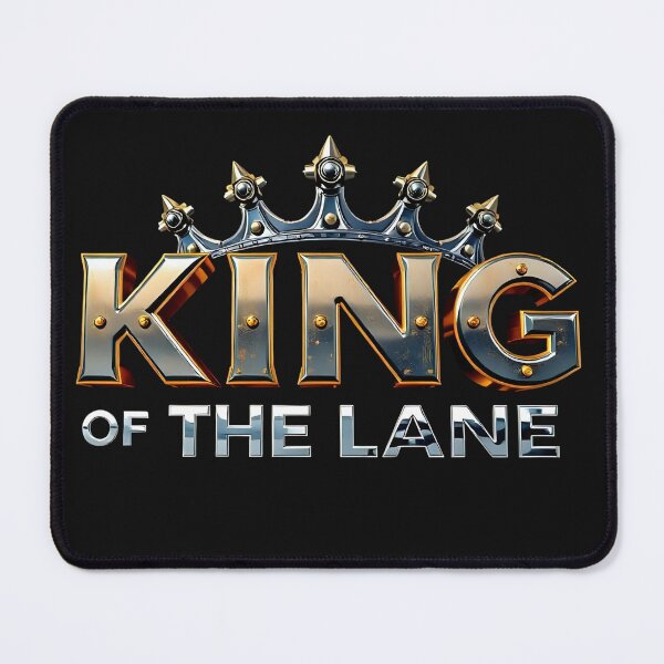 Item preview, King of the Lane – Chrome & Gold Truck Engine Typography Design designed and sold by AwixArslan.