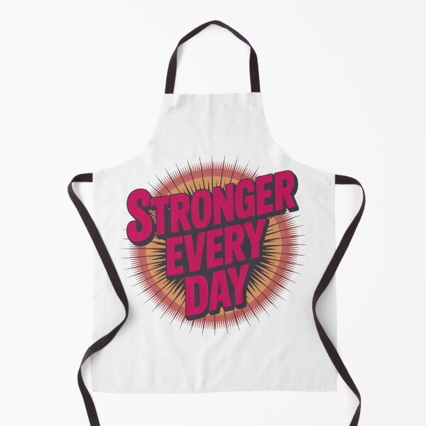 Item preview, Stronger Every Day Motivational Quote – Fitness Gym Inspiration Design designed and sold by PixelMuse2024.