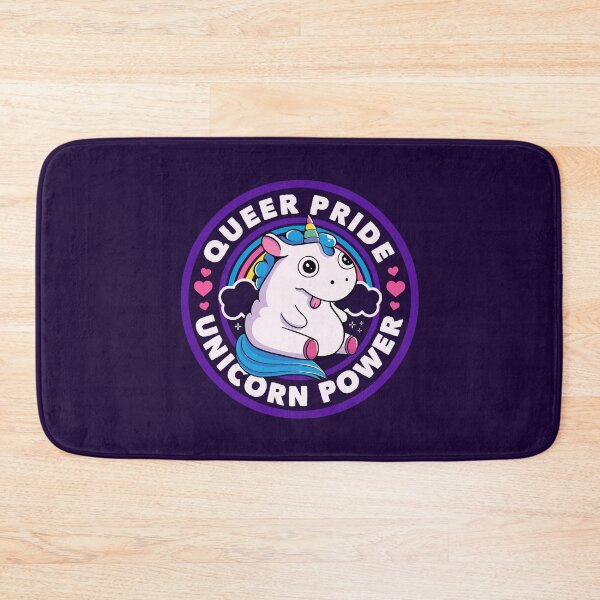Item preview, Queer Pride Unicorn Power by Tobe Fonseca designed and sold by Tobe Fonseca®.