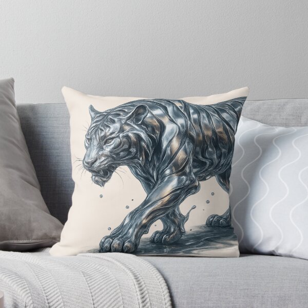 Item preview,  Liquid Steel Tiger - Metal + Water Series (3/29) designed and sold by RinWinArts.