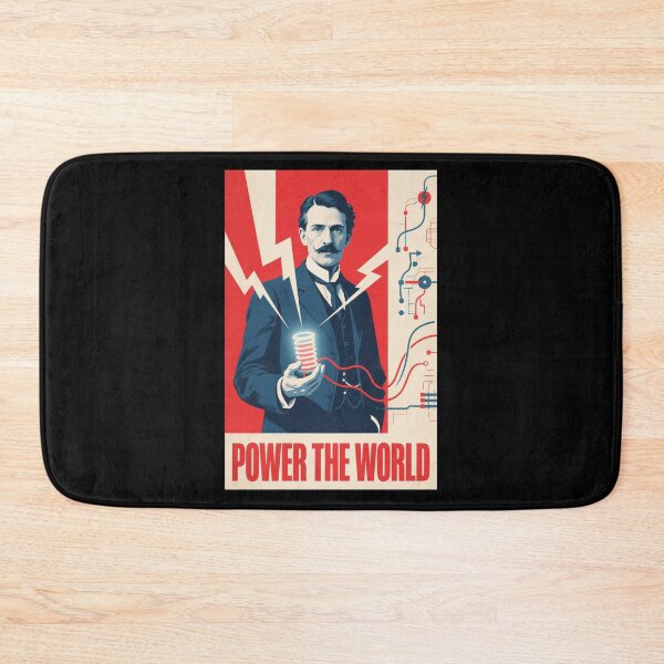 Item preview, Power The World – Nikola Tesla Hope Style  designed and sold by HoopeStylee.