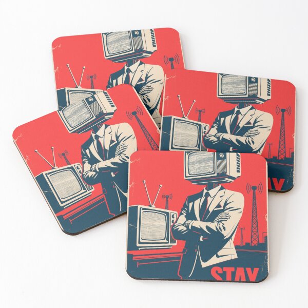 Item preview, Stay Tuned – Retro TV Head Hope Style 80s  designed and sold by HoopeStylee.