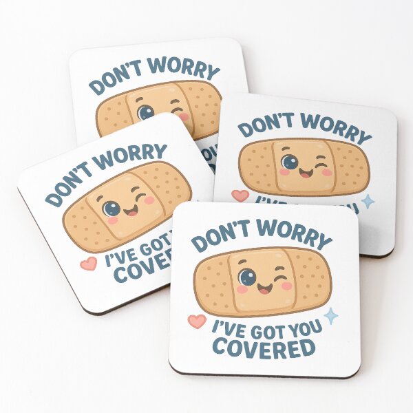 Item preview, Don't Worry, I've Got You Covered Cute Winking Bandage designed and sold by MonetObsidian.