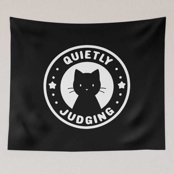 Item preview, Quietly Judging Cat by Tobe Fonseca designed and sold by Tobe Fonseca®.