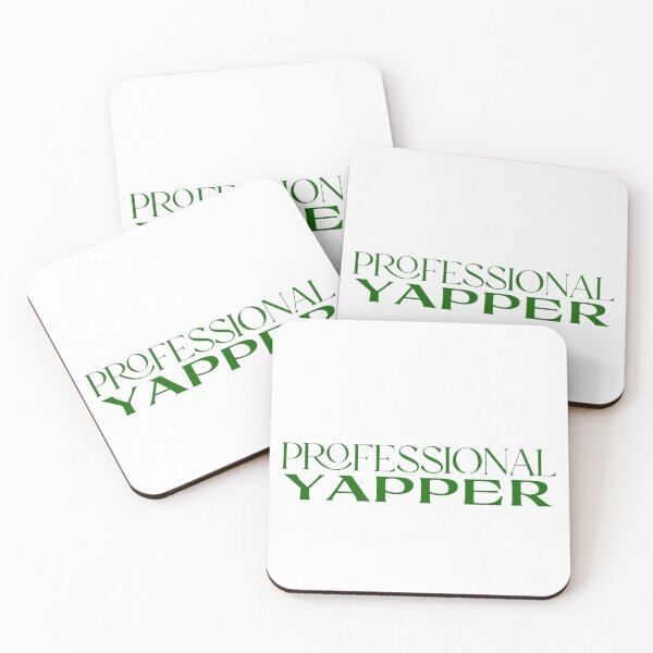 Item preview, Modern Green Professional Yapper Typography designed and sold by Stickers by @molllyclare.