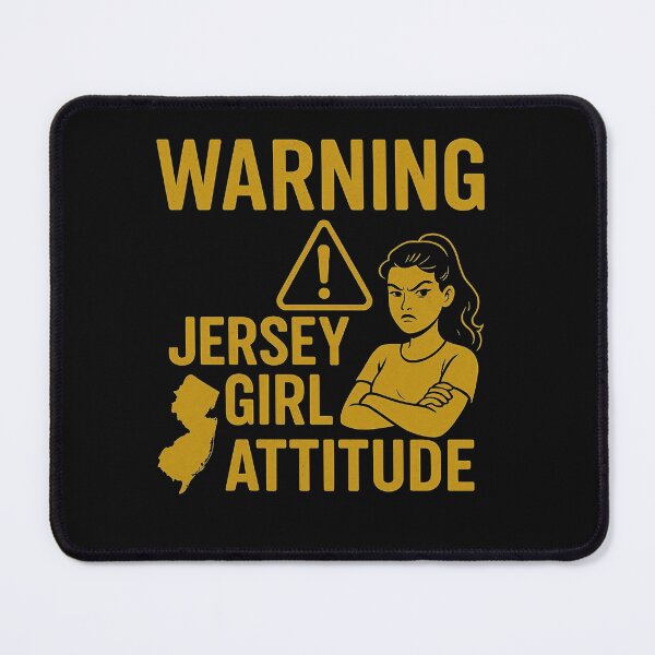 Artikelvorschau, Achtung! Jersey-Girl-Einstellung entworfen und verkauft von JerseyGirls.