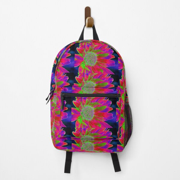 Item preview, Electric Black Light Psychedelic Gerber Daisy designed and sold by Penny's Positivi-Tees.