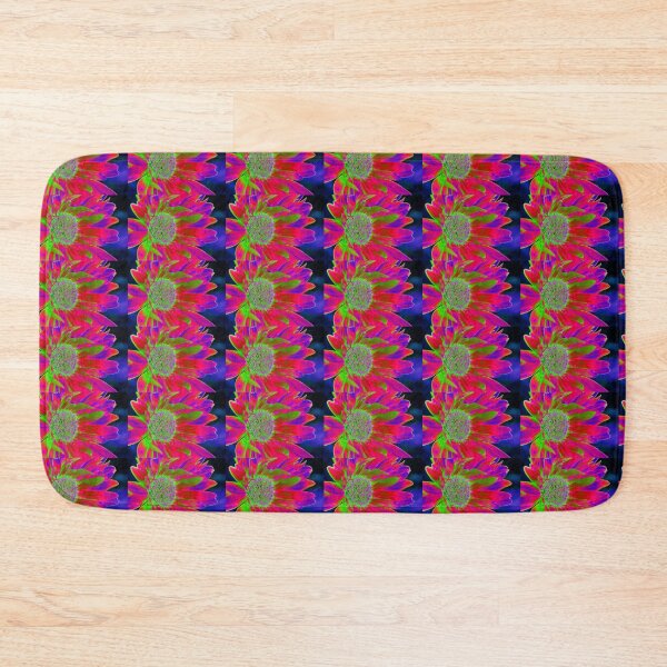 Item preview, Electric Black Light Psychedelic Gerber Daisy  designed and sold by Penny's Positivi-Tees.