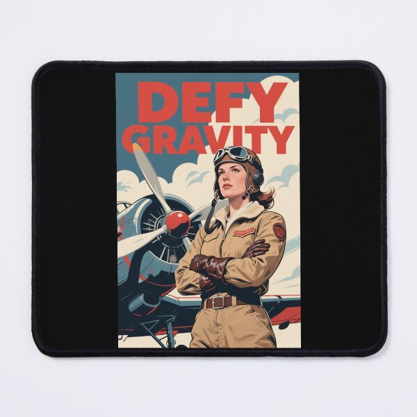 Item preview, Defy Gravity – Retro Aviator Woman Hope Style designed and sold by HoopeStylee.
