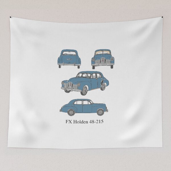 Item preview, FX Holden 48-215 in Steel Mist Blue – 1948 Classic Aussie Blueprint designed and sold by Michael van der Hoorn.