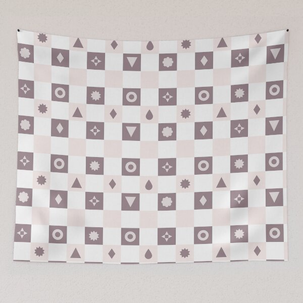 Item preview, Two-toned Checkerboard Pattern designed and sold by Studio of Shapes and Spectrum.