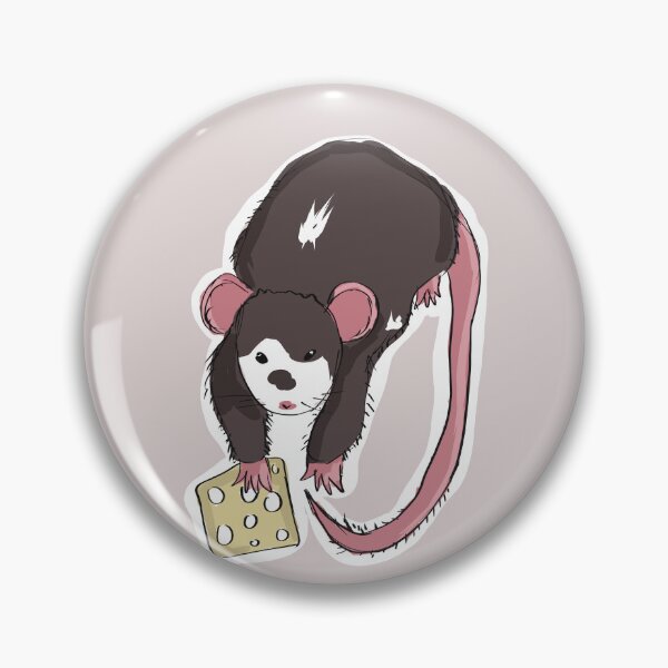 Item preview, Rat with cheese (White backround) designed and sold by MysticRacoon6.